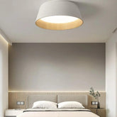Vertical Texture Minimalist Round Modern Ceiling Light - Clowas
